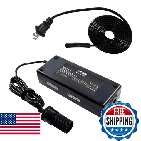 Hqrp 12V 10A Heavy Duty Converter Compatible Portable Car Auto Electric Pump
