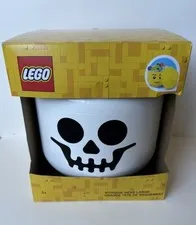 LEGO LARGE SKELETON Halloween Storage Head 4032 Decor Container NEW