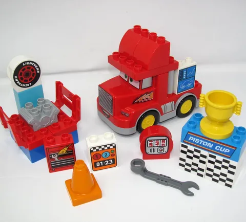 LEGO DUPLO 10417 Mack at the Race - INCOMPLETE Missing Mack's Hat