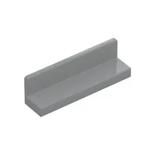 LEGO 60x Light Bluish Gray Panel 1 x 4 x 1 inv.599