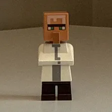 Lego Minecraft Minifig 2016 Librarian Villager (Genuine, very good condition)