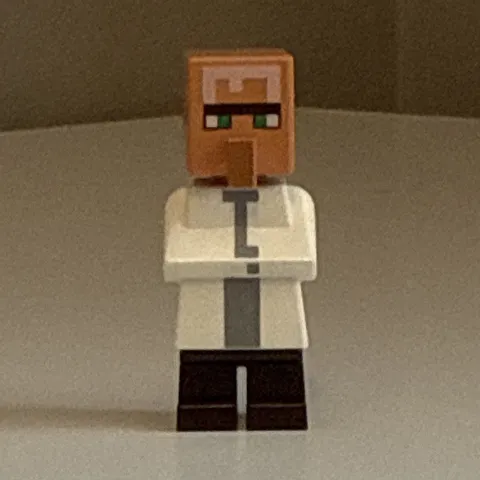 Lego Minecraft Minifig 2016 Librarian Villager (Genuine, very good condition)