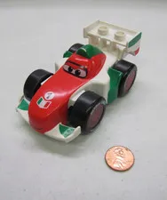 Lego Duplo Pixar Cars FRANCESCO BERNOULLI SPORTS CAR Vehicle Movie Rotelli Tires