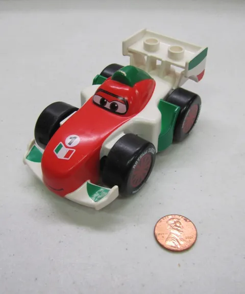 Lego Duplo Pixar Cars FRANCESCO BERNOULLI SPORTS CAR Vehicle Movie Rotelli Tires