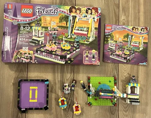 Lego Friends: Amusement Park Bumper Cars Set 41133 100% Complete Retired w/ Box