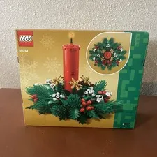 NIB Lego Christmas Table Decoration 40743 Wreath Candle