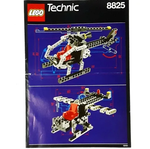 LEGO® 1990/91 Technic Set Number 8825 Instruction Manual Only for Night Chopper