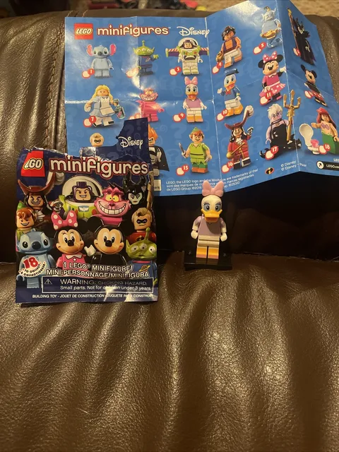 LEGO Daisy Duck Minifigure 71012 Disney Series 1 With Instructions Bag