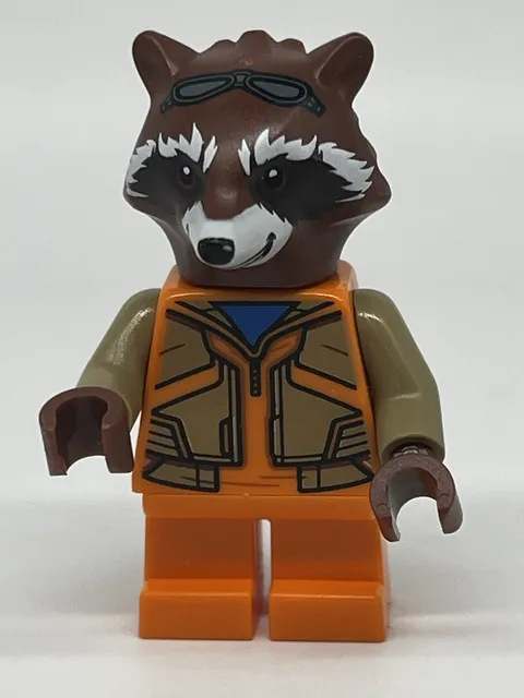 LEGO Mini Figure Rocket Raccoon SH0858  76243 Marvel Super heroes Avengers