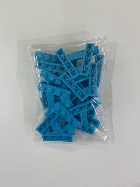 LEGO Part 15706 (Qty 15) A-Shaped Wedge in Medium Azure
