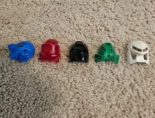 LEGO Bionicle Kanohi Mask Lot of 5 Toa Mata Color Variant Masks
