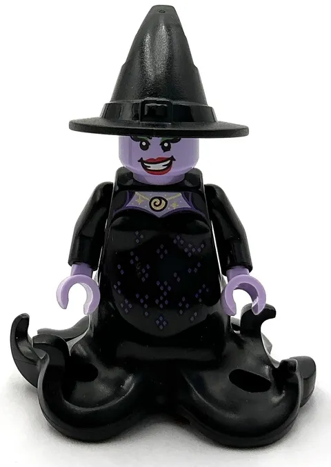 Lego New Lego New Ursula Disney Minifigure Black Hat