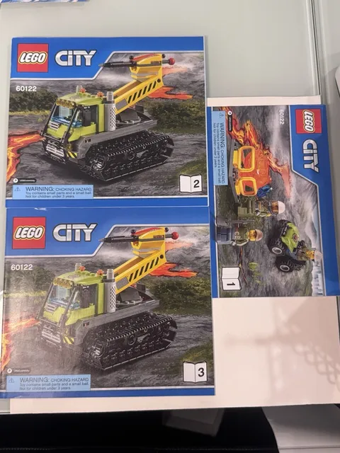 LEGO CITY Volcano Crawler (60122) INSTRUCTIONS ONLY
