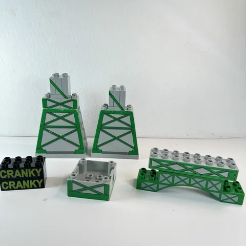 Lego Duplo Thomas & Friends Cranky Crane Parts Lot Of 10 3301 VTG Retired