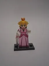 Princes Peach Minifigure Super Mario All Star RareCustom- Lego 