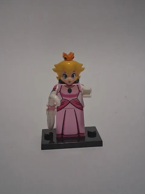 Princes Peach Minifigure Super Mario All Star RareCustom- Lego 
