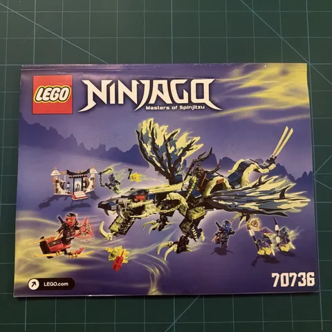LEGO Ninjago #70736 - Attack of the Morro Dragon -Manual ONLY