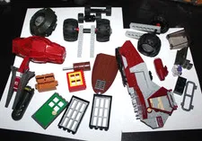 Assorted Lego Lot Doors Wheels Vehicles Various sizes Building Bricks  - YS6 -=