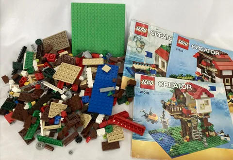 Lego Creator 31010 Bricks Pieces Manuals Incomplete Treehouse