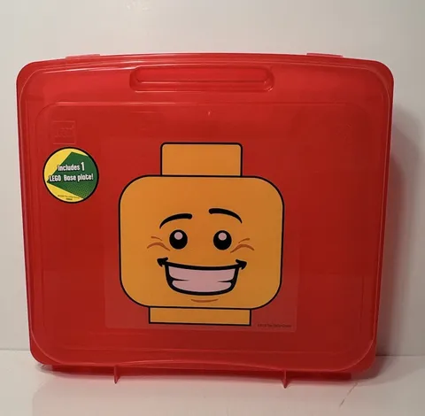 Lego Project Case Red Storage Container Organizer Holder 2010