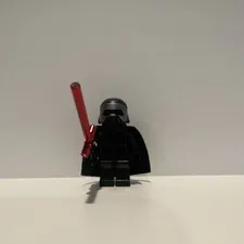 LEGO Star Wars Kylo Ren Minifigure w/ Red Lightsaber, Cape & Helmet