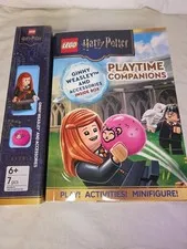 LEGO Harry Potter Playtime Companions w/Ginny Weasley Minifigure Book - NEW