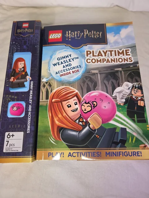LEGO Harry Potter Playtime Companions w/Ginny Weasley Minifigure Book - NEW