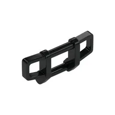 LEGO 20x Black Bar 1 x 4 x 1 2/3 (Grille Guard / Push Bumper) inv.601