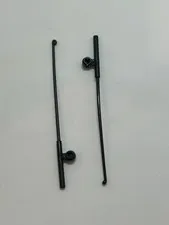 Lego 93222 Black Minifigure Utensil Fishing Rod 8L length x2
