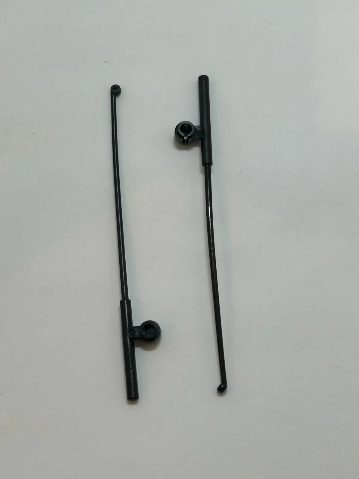 Lego 93222 Black Minifigure Utensil Fishing Rod 8L length x2