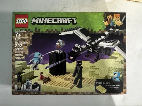 LEGO Minecraft The End Battle 21151 Complete Set 222 pcs Ender Dragon