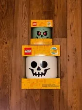 LEGO Official Large Skull Skeleton Halloween Storage Head
