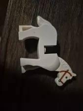 LEGO HORSE MINIFIGURE CASTLE KNIGHT STEED ANIMALS WHITE