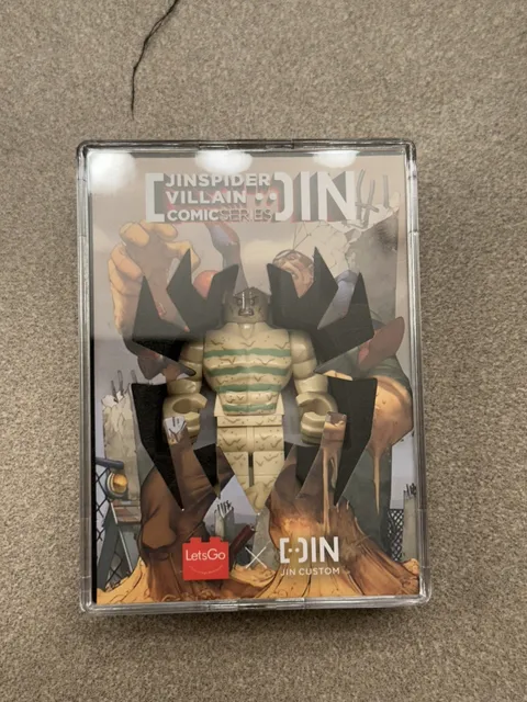 Jin Customs X Let’s Go Marvel Sandman Minifigure (Spider-Man) Brand New 