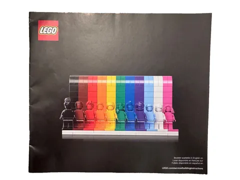 LEGO® 2022 Building Set Number 40516 Instructions Only for Everyone is Awesome