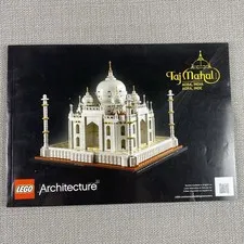 LEGO Instruction Only Taj Mahal Building Architecture Set 21056 No Brick