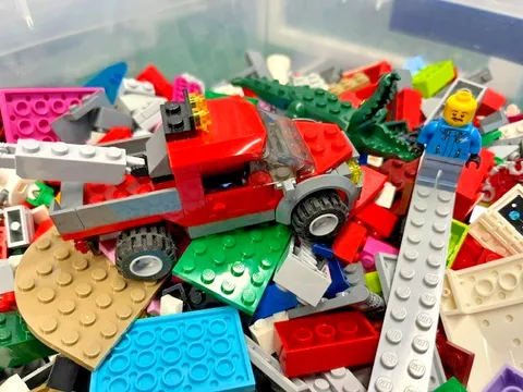 LEGO Bulk Lot 5 lbs - Includes 1 Minifig, 1 Alligator, and 1 Truck