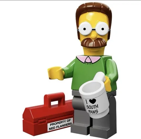 LEGO 71005 The Simpsons Series 1: Ned Flanders New Sealed Pack