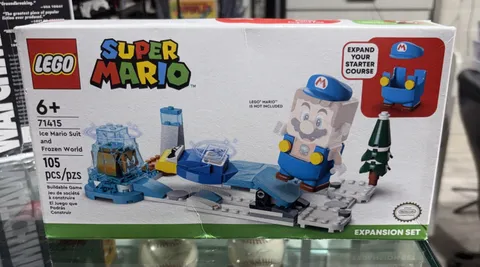 Rare LEGO Super Mario Ice Mario Suit &Frozen World Expansion 71415