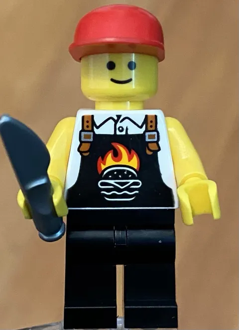 LEGO  Minifig Barbecue BBQ Grill Pit Master Outdoor Cook Chef Restaurant Food