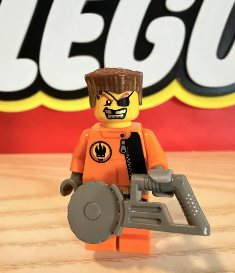 Lego Agents Gold Tooth Minifigure With Accessory 
