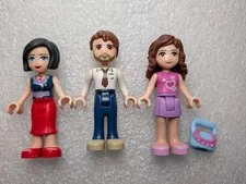Lego Friends Minifigure Set from #3315 Olivia's House Dad Father Mom Replacement
