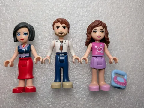 Lego Friends Minifigure Set from #3315 Olivia's House Dad Father Mom Replacement