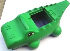 LEGO DUPLO BLOCK-O-DILE CROCODILE ALLIGATOR green sweeper storage children lot1