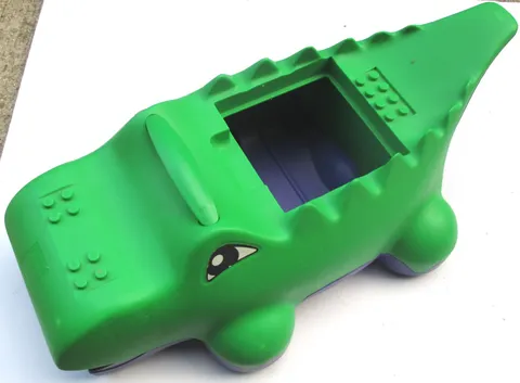 LEGO DUPLO BLOCK-O-DILE CROCODILE ALLIGATOR green sweeper storage children lot1