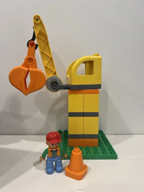 LEGO DUPLO Construction Crane And Worker | Toddler Toy