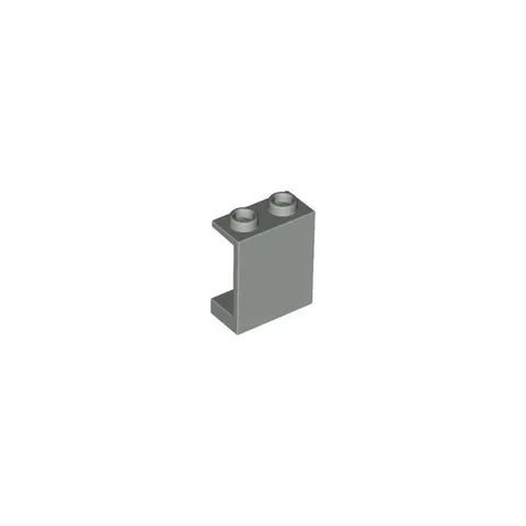LEGO 5x Light Gray Panel 1 x 2 x 2 - Hollow Studs inv.626