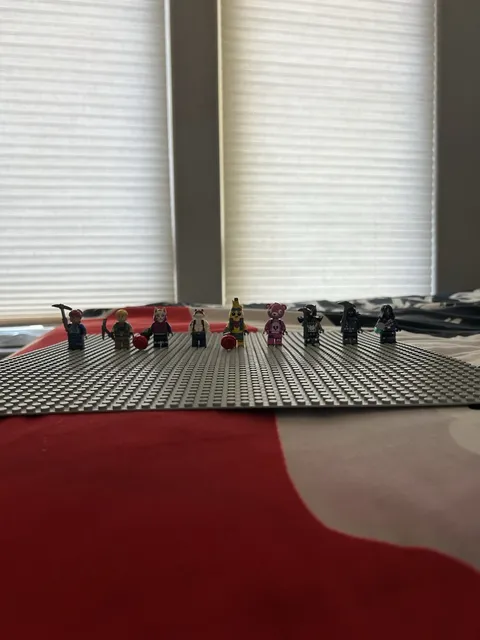 Fortnite Lego minifigures.