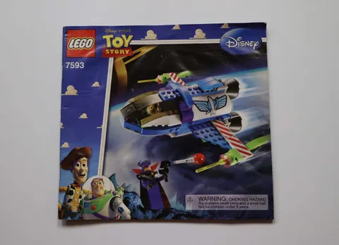 LEGO® Disney™ Toy Story 7593 Buzz's Star Command Spaceship Instruction Manual On