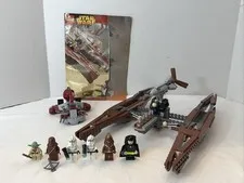 Lego Star Wars Wookie Catamaran Set #7260 - 100% Complete Manual, Light Up Lumi